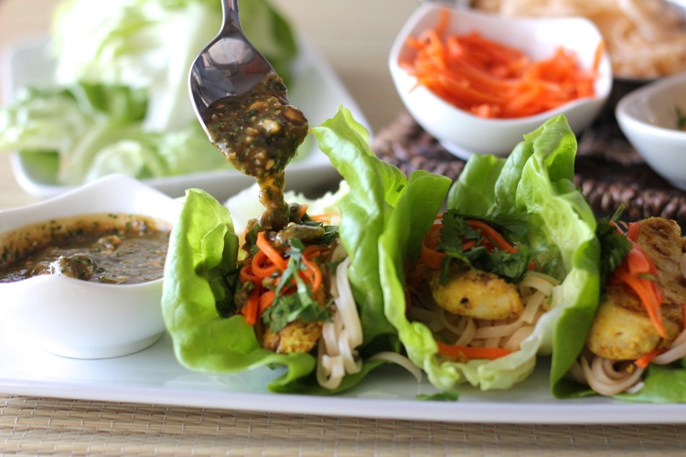 Thai Lettuce Wraps 1