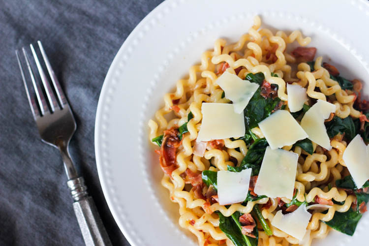 Fusilli with Crispy Proscuitto-1