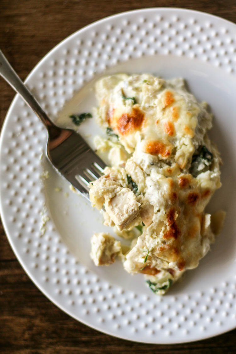 Spinach and Jalapeño White Chicken Enchiladas-5